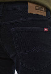 Spodnie Sztruksowe Męskie Mustang Tramper Navy Blazer 1013051 5324